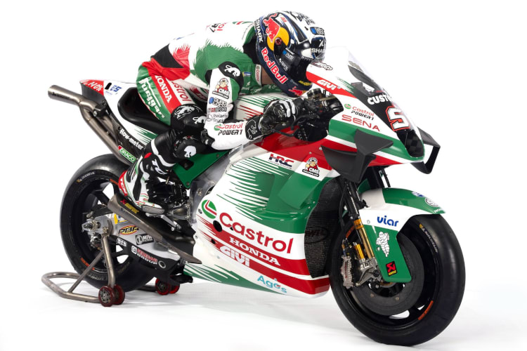 Cleanes Design in den Farben von Hauptsponsor Castrol für Johann Zarco