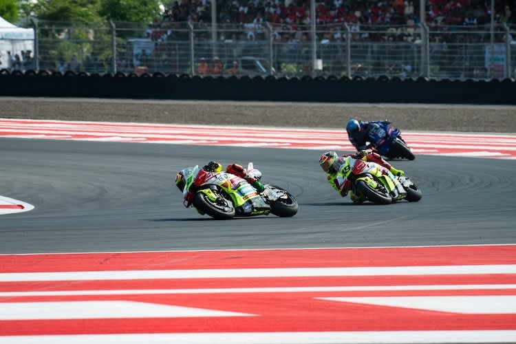 Fabio Di Giannantonio steckte erneut hinter Teamkollege Franco Morbidelli fest