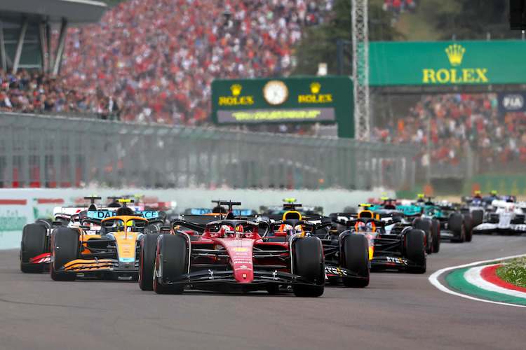 Das Startfeld in Imola