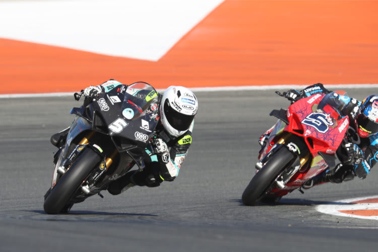 Philipp Öttl (li.) und Johann Zarco