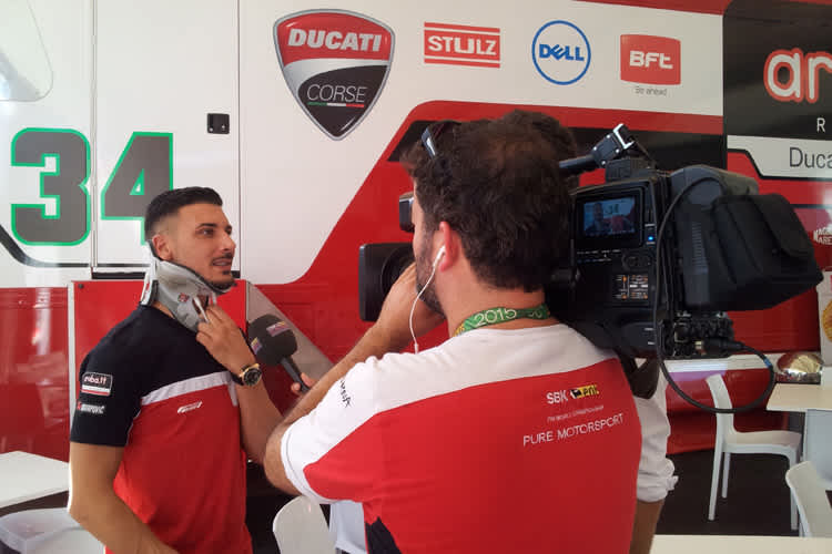 Davide Giugliano will Ende November wieder Motorrad fahren