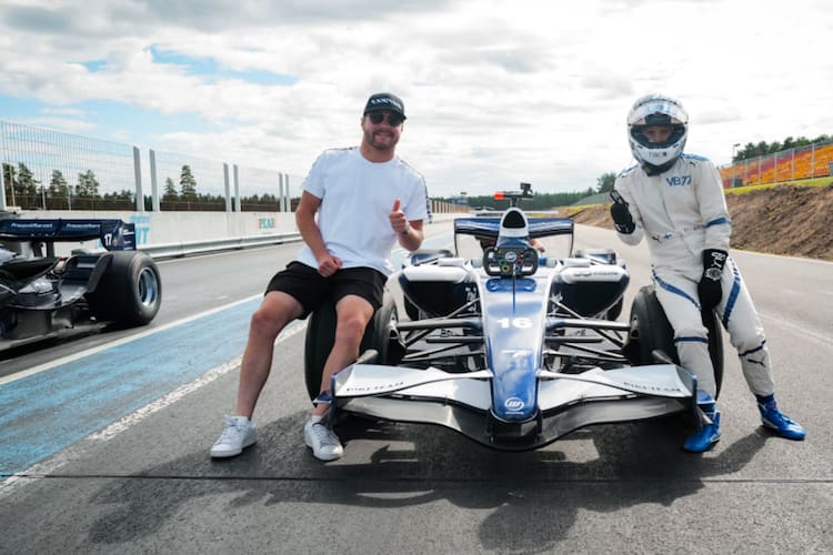 Valtteri Bottas und Tiffany Cromwell