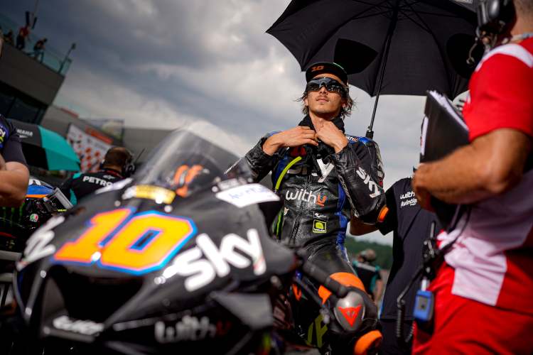 Luca Marini: Schon im Grid zogen dunkle Wolken auf