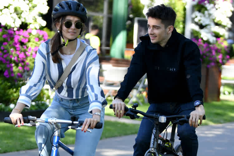 Charles Leclerc und Freundin Charlotte