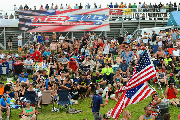 Das Rennen in Red Bud findet traditionell am amerikanischen Unabhängigkeitstag statt