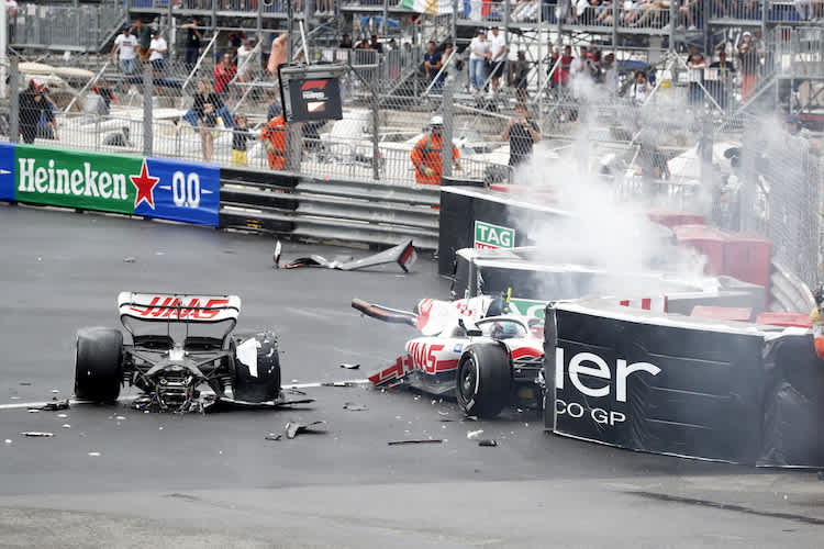 Crash von Mick Schumacher in Monaco