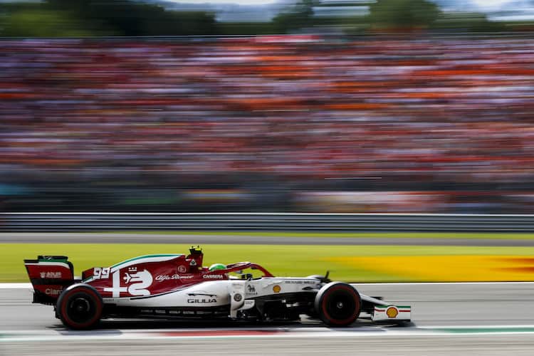Antonio Giovinazzi in Monza auf dem Weg zu Rang 9