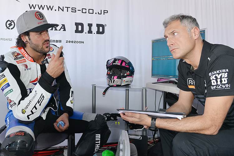Jesko Raffin mit Crew-Chief Fabio Manciucca