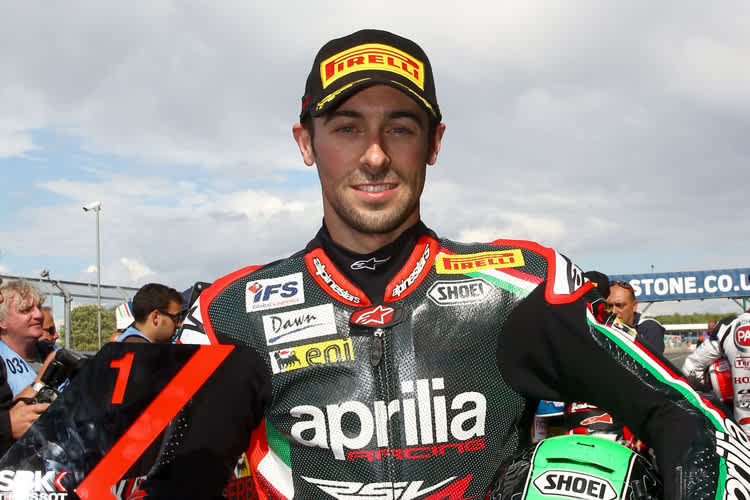 Glücklicher Besitzer einer Uhr: Eugene Laverty