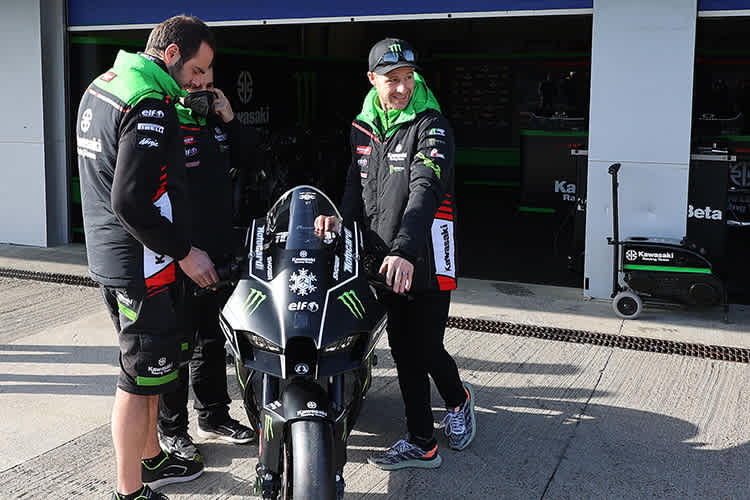 Jonathan Rea begann erst in der Mittagszeit