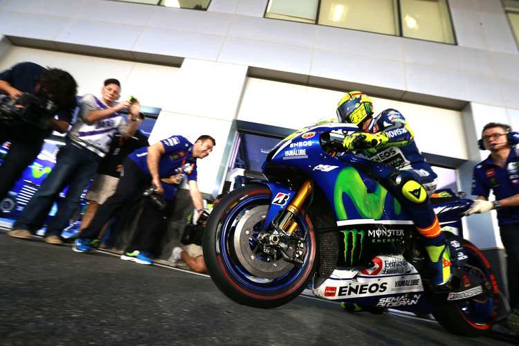 Valentino Rossi startet ins Qualifying