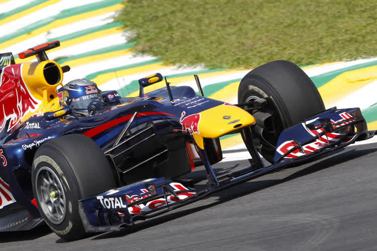 Auch im 2. freien Training führte kein Weg an Vettel vorbei