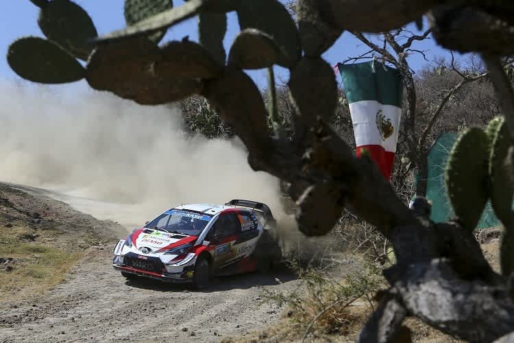 Jari-Matti Latvala im Toyota Yaris WRC in Mexiko