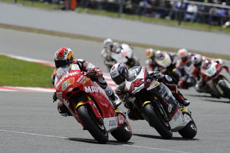 Di Meglio (63) wurde noch von Tomizawa (48) überholt