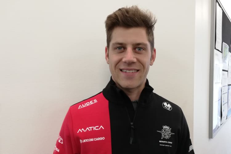 Marcel Schrötter im MV-Agusta-Outfit