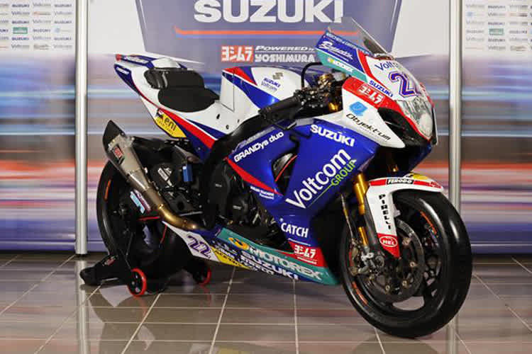 Die Suzuki GSX-R1000 des britischen Crescent-Teams