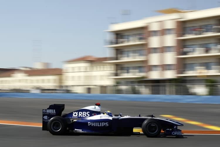 Nico Rosberg auf dem Weg zu Platz 7.