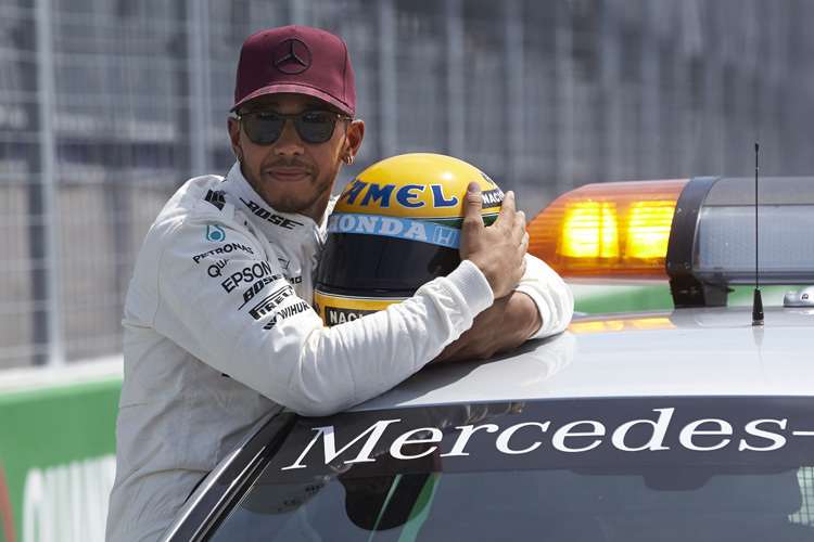 Lewis Hamilton am Samstag in Kanada