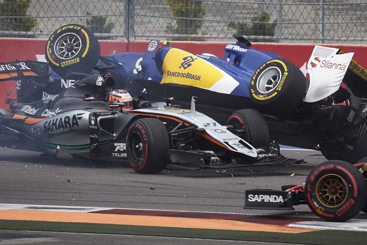 Nico Hülkenberg und Marcus Ericsson in Russland