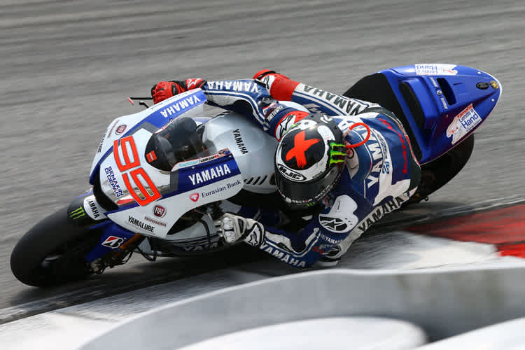 Auf die Bestzeit von Alvaro Bautista verlor Jorge Lorenzo 0,3 sec