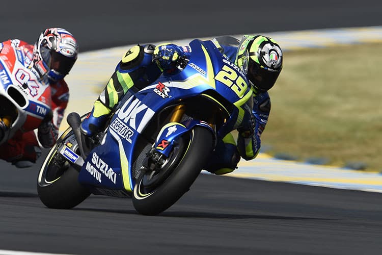 Andrea Iannone auf der Suzuki GSX-RR in Le Mans