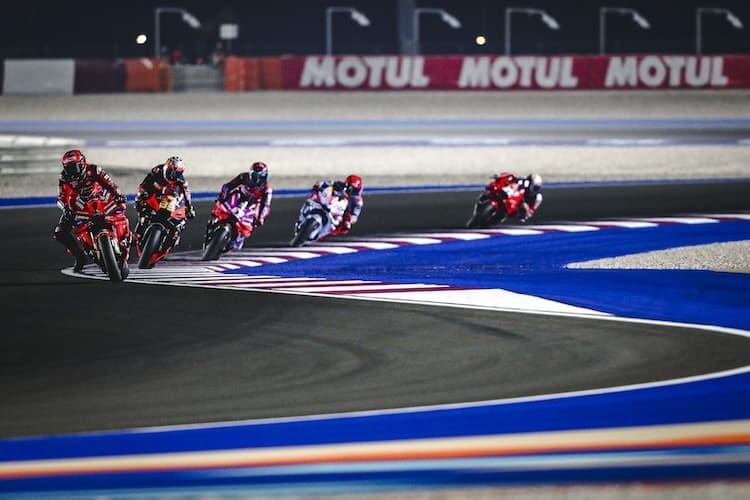 Um 19 Uhr findet in Katar der Start zum MotoGP-Rennen statt