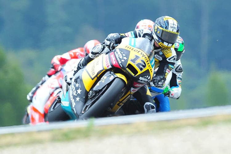 Tom Lüthi fuhr in Brünn auf Rang 3