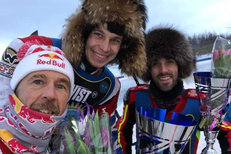 Die Top-3: Franz Zorn, Igor Kononov und Jasper Iwema (v.l.)