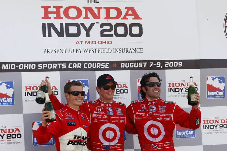 Briscoe, Dixon, Franchitti (vl.) – einer dieser drei wird Meister