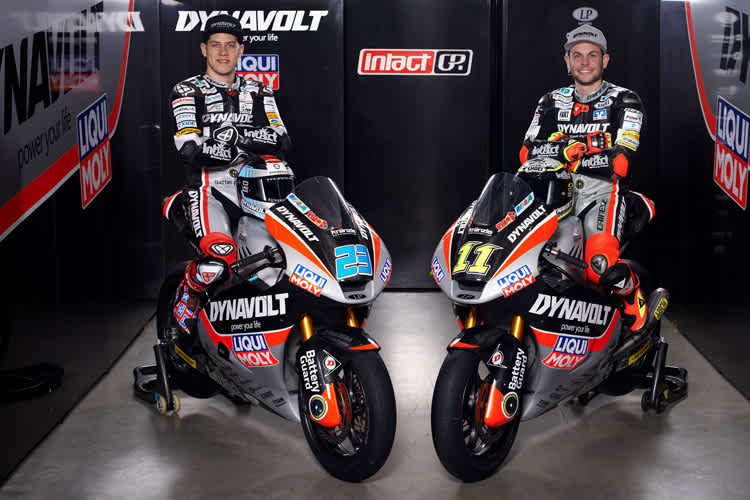 Das Intact-Team 2017: Marcel Schrötter und Sandro Cortese