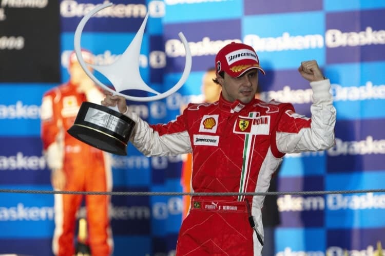 Felipe Massa, der Sieger des WM-Finales von Brasilien 2008.
