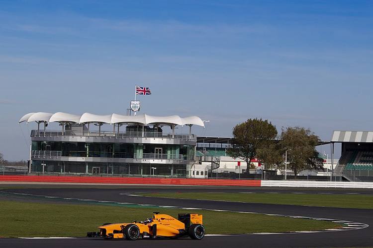Der junge Dan Ticktum im 2013er McLaren in Silverstone