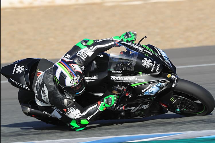 Leon Haslam auf der Kawasaki ZX-10RR 2019