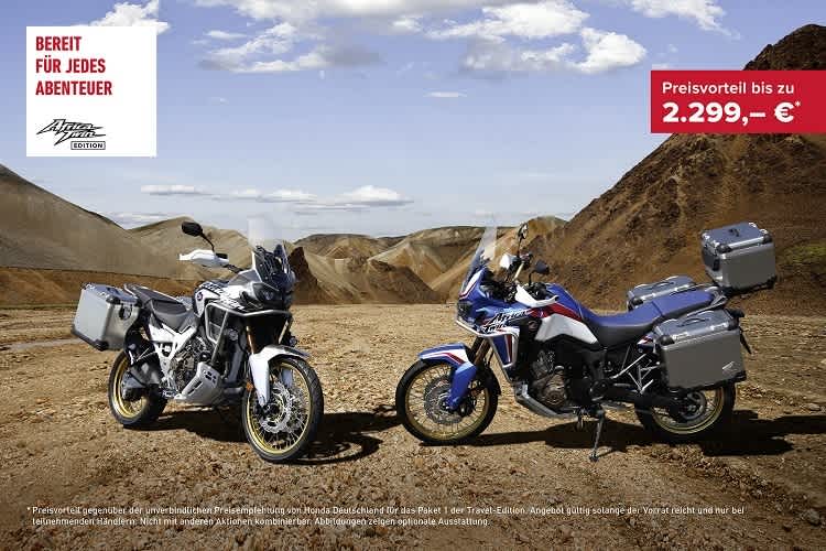 In die Ferne fahren und dabei sparen mit den Travel Edition Paketen von Honda