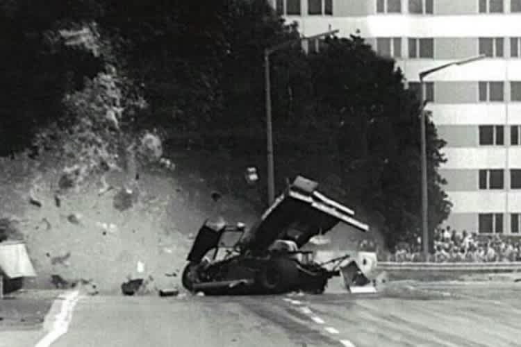 Der Unfall des Ferrari 512 M von Pedro Rodriguez