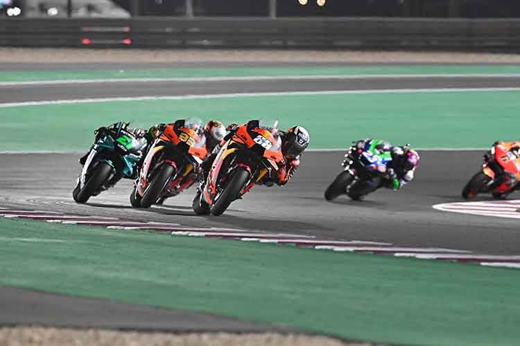 Miguel Oliveira (88) vor Binder (33) und Morbidelli