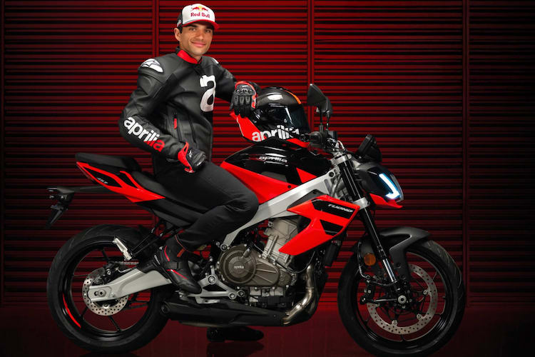 Jorge Martin mit der Aprilia Tuono 457