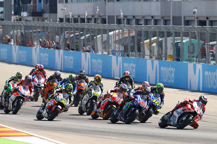 Das MotoGP-Feld umfasst 2018 24 Piloten