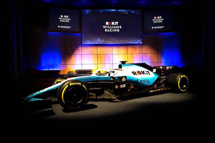 In diesen Farben geht Williams 2019 an den Start