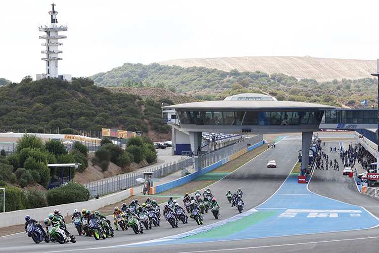Heute in Jerez: Das Rennen endete schlimmst möglich