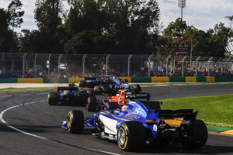Antonio Giovinazzi holte bei seinem ersten GP-Einsatz den zwölften Platz 