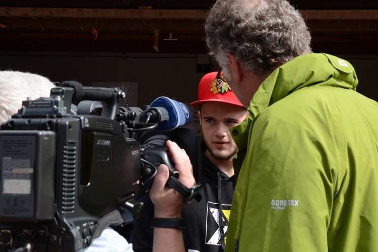 Auch der SWR interessiert sich für Erik Riss