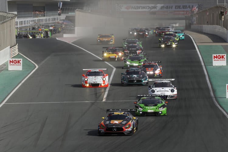 Am Start lag der Porsche 911 GT3 R von Herberth Motorsport auf Platz drei
