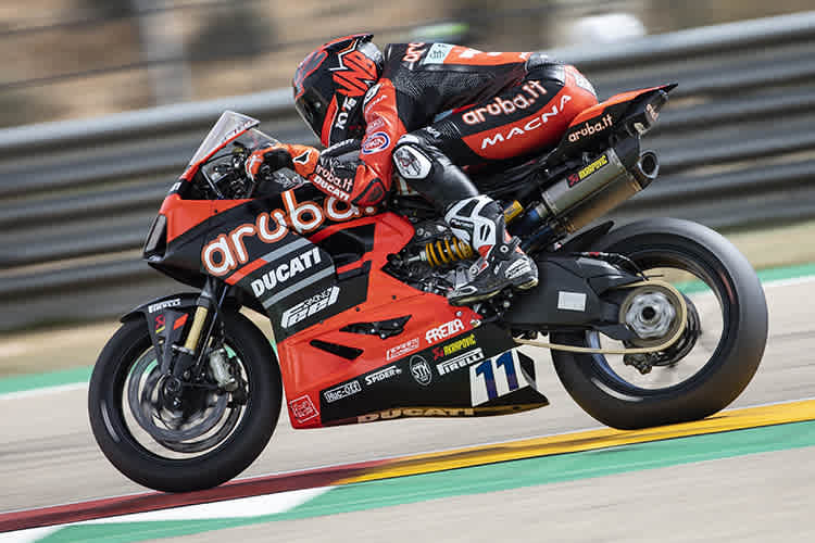 Nicolo Bulega auf der Ducati Panigale V2