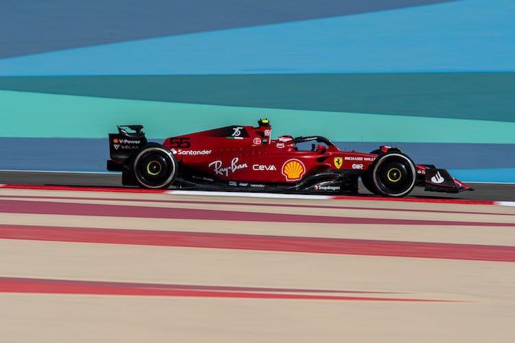 Carlos Sainz im Ferrari