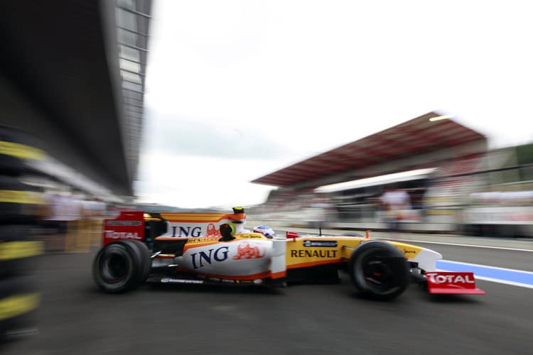 Romain Grosjean geht auf die Bahn