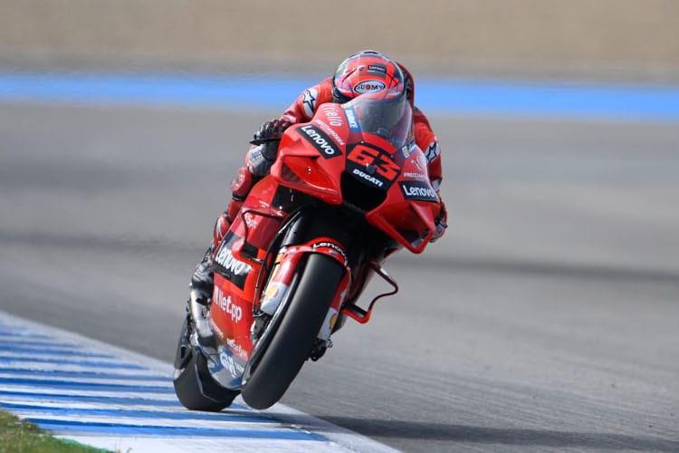 Ducati-Ass Pecco Bagnaia in Jerez