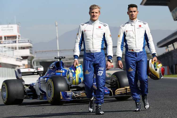Marcus Ericsson und Pascal Wehrlein in Spanien
