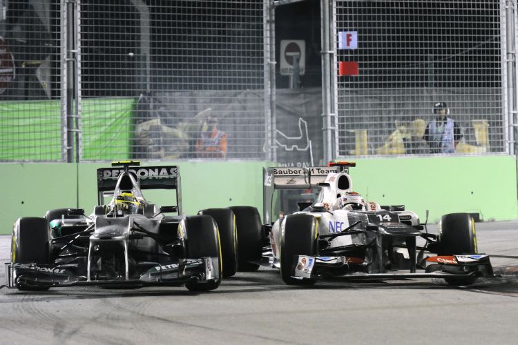 Nico Rosberg kämpfte sich hart durch die Nacht