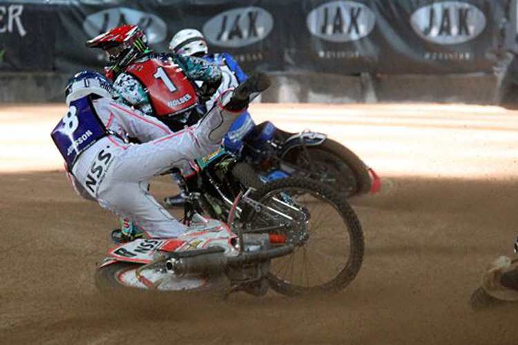 Andreas Jonsson stürzte im Kopenhagen-GP